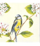 SERVIETTE OISEAU BLEU