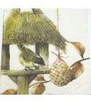 SERVIETTE MAISON OISEAU