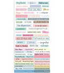 COLLECTABLES 10 FEUILLES SCRAP 15X30 CM - CHRISTMAS ROSE - SBBVB05