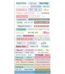 COLLECTABLES 10 FEUILLES SCRAP 15X30 CM - CHRISTMAS ROSE - SBBVB05