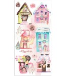 COLLECTABLES 10 FEUILLES SCRAP 15X30 CM - CHRISTMAS ROSE - SBBVB05