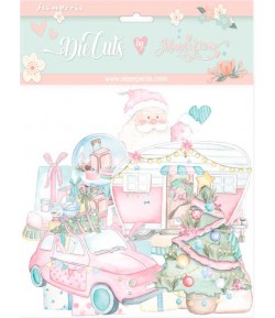 FORMES CARTON - DIE CUTS CHRISTMAS ROSE - STAMPERIA DFLDC49