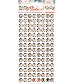 CHIPBOARD ROMANTIC CHRISTMAS  15X30 - DFLCB43 STAMPERIA