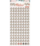 CHIPBOARD ROMANTIC CHRISTMAS  15X30 - DFLCB43 STAMPERIA