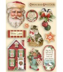 FORMES EN BOIS A5 CLASSIC CHRISTMAS -  KLSP108 STAMPERIA
