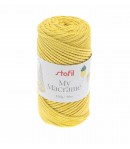 CORDON MACRAME JAUNE 2 MM - 100 GR