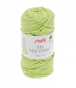 CORDON MACRAME VERT CLAIR 2 MM - 100 GR