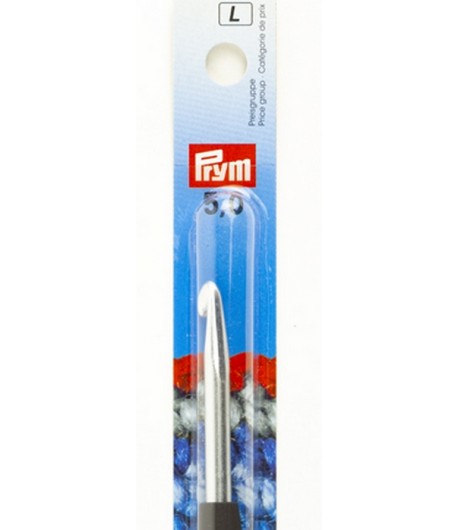 CROCHET ALU N.5 - MANCHE PLASTIQUE - 14CM