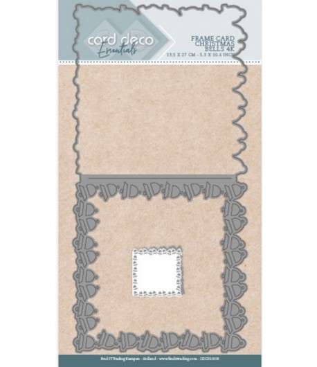 DIE CADRES CHRISTMAS BELLS A5 - CDCD10038 13.5X27CM