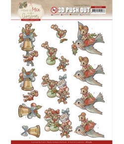 FEUILLE 3D HAVE A MICE CHRISTMAS - SB10585