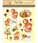 DIE-CUTS A DECOUPER - FOREST FRIENDS  BERRY - ASUKA STUDIO