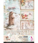 BLOC 9 FEUILLES THE GIFT OF LOVE CIAO BELLA A4 CBCL047