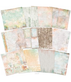 BLOC 24 FEUILLES THE GIFT OF LOVE CIAO BELLA 15X15CM CBQ047