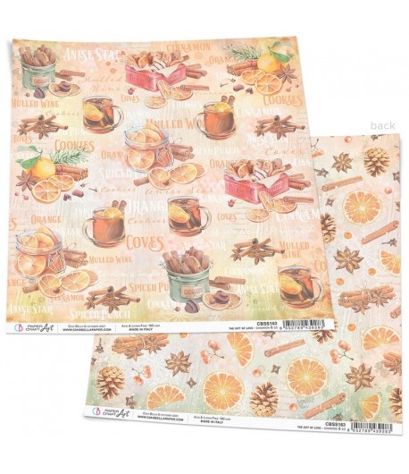 PAPIER CINNAMON AND CO CIAO BELLA 30.5X30.5CM CBSS163