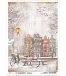 PAPIER DE RIZ A4 HOME FOR THE HOLIDAYS 21 X 29.7CM CIAO BELLA CBRP200