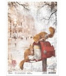 PAPIER DE RIZ A4 YOU VE GOT MAIL  21 X 29.7CM CIAO BELLA CBRP204