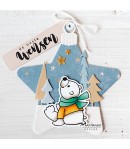 TAMPONS + DIES OURS POLAIRES - MARIANNE DESIGN