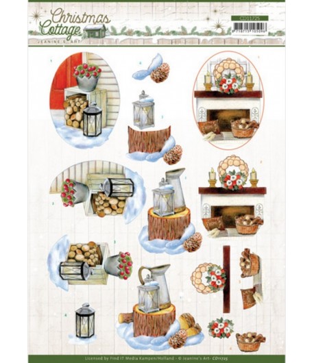 FEUILLE 3D WOOD DECORATIONS CD11725