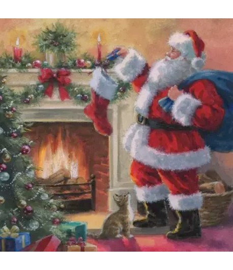 SERVIETTE PERE NOEL