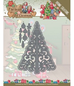 DIES THE HEART OF CHRISTMAS - TWINKLING TREE YCD10255