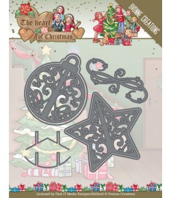DIES THE HEART OF CHRISTMAS - TWINKLING DECORATION YCD10254