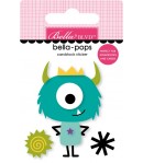CARDSTOCK STICKERS 3D - MONSTER - BELLA POPS - BELLA BLVD
