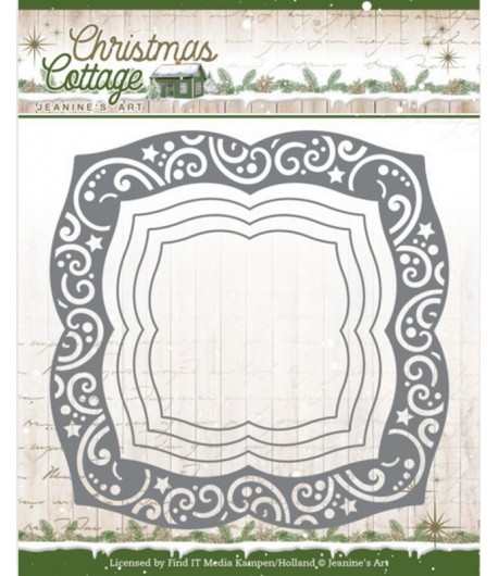 DIES CHRISTMAS COTTAGE - NESTING CHRISTMAS SWIRLS JAD10135