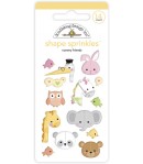 STICKERS EPOXY - NURSERY FRIENDS - SHAPE SPRINKLES - DOODLEBUG DESIGN