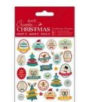 AUTOCOLLANTS STICKERS RETRO CHRISTMAS