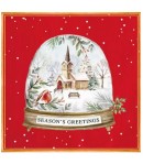 SERVIETTE SNOW GLOBE
