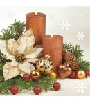 SERVIETTE DECORATIONS OR NOEL