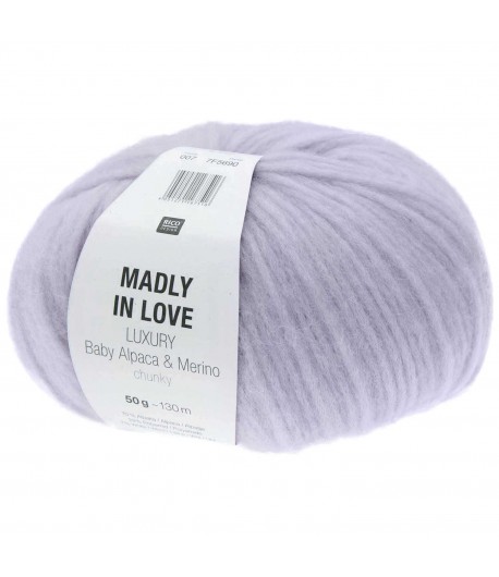 LAINE BABY ALPACA ET MERINO LILAS (007)