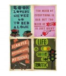 PAPIER DECOUPAGE BOOK LOVERS 50 X 70 CM