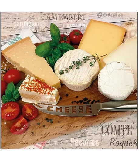 SERVIETTE PALETTE DE FROMAGES