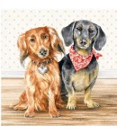 SERVIETTE PETITS TECKELS