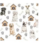 SERVIETTE CHIENS ET NICHES
