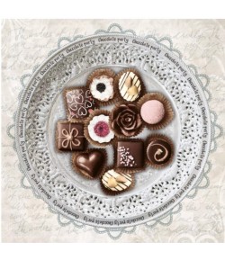 SERVIETTE CHOCOLATE PARTY