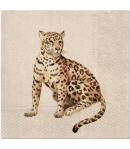 SERVIETTE BEAU LEOPARD