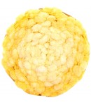 LAINE POMPON STRIPEY DEGRADE JAUNE RICO 001