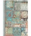 PAPIER DE RIZ A4 LADY VAGABOND LIFESTYLE - METAL PLATES 21X29.7 - DFSA4651 - STAMPERIA