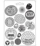 MOULE PVC FLEXIBLE KLIMT - ROUNDED PATTERNS 21 X 29.7 CM - K3PTA4516