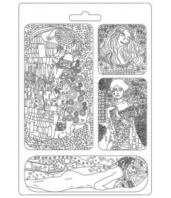 MOULE PVC FLEXIBLE KLIMT - MASTERPIECES 21 X 29.7 CM - K3PTA4515