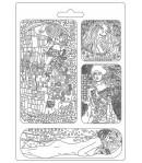 MOULE PVC FLEXIBLE KLIMT - MASTERPIECES 21 X 29.7 CM - K3PTA4515