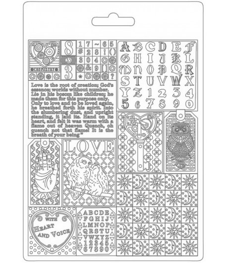 MOULE PVC FLEXIBLE ALCHEMY - PATCHWORK- K3PTA5607