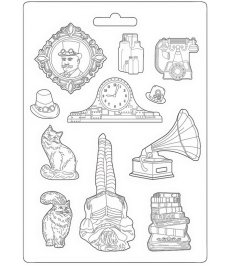 MOULE PVC FLEXIBLE LADY VAGABOND LIFESTYLE - CATS 21 X 29.7 CM - K3PTA4520