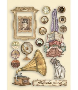 FORMES EN BOIS A5 LADY VAGABOND LIFESTYLE CHATS - KLSP114 STAMPERIA