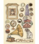 FORMES EN BOIS A5 LADY VAGABOND LIFESTYLE CHATS - KLSP114 STAMPERIA