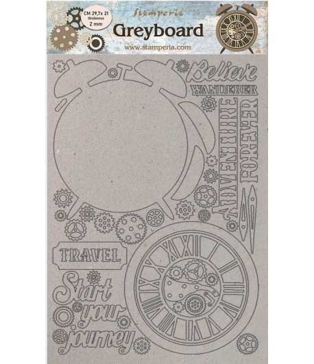 FORMES CARTON A4 LADY VAGABOND LIFESTYLE ALARM CLOCK KLSPDA447 - STAMPERIA