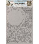 FORMES CARTON A4 LADY VAGABOND LIFESTYLE ALARM CLOCK KLSPDA447 - STAMPERIA