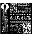 POCHOIR KLIMT ART NOUVEAU 18 X 18 CM - KSTDQ65